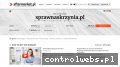 Screenshot strony sprawnaskrzynia.pl