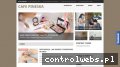 Screenshot strony cafepineska.pl