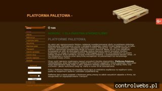 PLATFORMA PALETOWA euro palety nowe