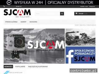 SJCAM Polska -sprzedaż kamer sportowych i akcesoriów