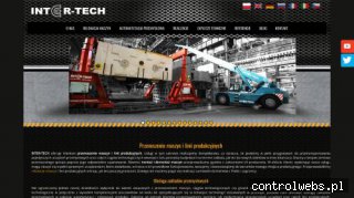 Transport, montaż i złomowanie maszyn - INTER-TECH