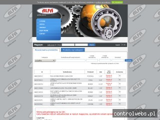 ALFA łożyska kulkowe płock