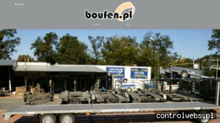 BOUFEN przyczepy Niewiadów szczecin