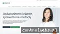 Screenshot strony klinikamelitus.pl