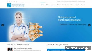 Leczenie kręgosłupa, ból kręgosłupa  - centrumreh.pl