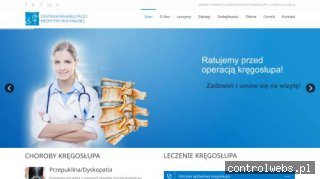 Leczenie kręgosłupa, ból kręgosłupa - centrumreh.pl