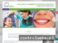 Screenshot strony stomatologiaraszewska.pl