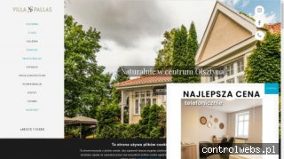 VILLA PALLAS hotel Olsztyn centrum