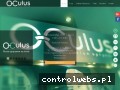 Screenshot strony www.oculus.com.pl