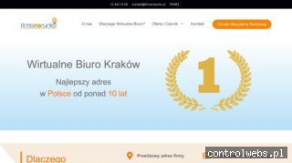 Wirtualne biuro Kraków - Siedziba firmy w centrum