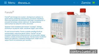 FANOLA - biopaliwo do biokominków