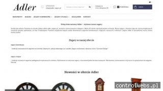 ADLER stojące zegary drewniane