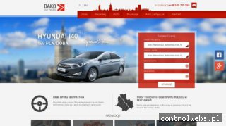 Wynajem samochodów Dakocar