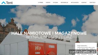 TENT hala magazynowa z plandeki
