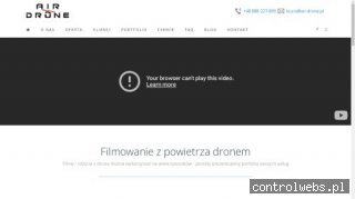 AirDrone - filmowanie z powietrza