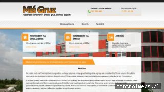 MiśGruz - kontenery na gruz Kraków