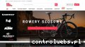 Screenshot strony skiracecenter.pl