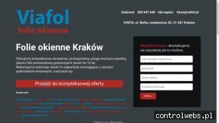 folie okienne Kraków