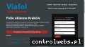 Screenshot strony krakow.viafol.pl