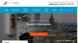 Pogotowie zamkowe Warszawa 24h Awaryjne otwieranie