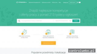 Darmowe ogłoszenia korepetycji