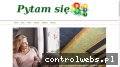 Screenshot strony www.pytamsie.pl