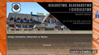 DOBOSZ MARIUSZ demontaż dachówki tychy