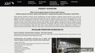 Wypożyczalnia podestów scenicznych - podesty.sceniczne.pl