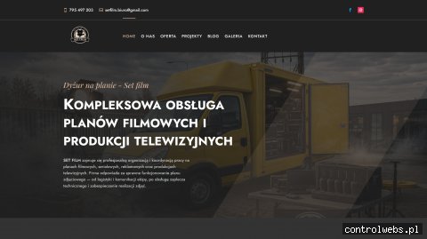 Obsługa planów filmowych Set Film
