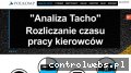 Screenshot strony www.analiza-tacho.pl