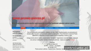 Pranie pierza i puchu na Pranie-pierza.pl