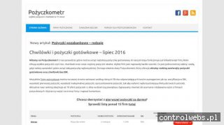 Chwilówki - pozyczkometr.pl