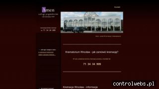 Kremacja Wrocław - Zakład pogrzebowy Amen, od 1949r.