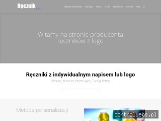 ręczniki z logo - recznikzlogo.pl