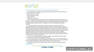 Elektroniczny CRF