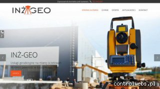 Klasyczne usługi geodezyjne - inz-geo.pl