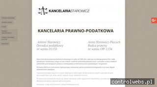 Antoni Starowicz Kancelaria Prawno-Podatkowa