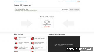 Jak zrobic strone