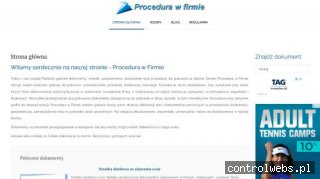 PROCEDURA W FIRMIE druk kw