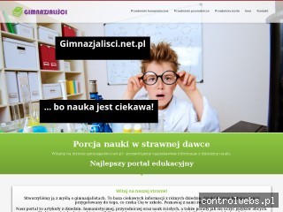 Portal dla gimnazjalistów