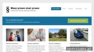 Porady prawne za darmo - Masz prawo znać prawo