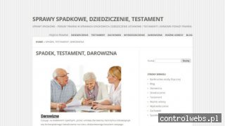 Sprawy spadkowe, dziedziczenie, testament