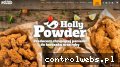 Screenshot strony hollypowder.pl