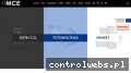 Screenshot strony www.mce.net.pl