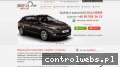 Screenshot strony www.piastrental.pl
