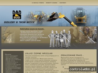 Usługi koparką DadBud Wrocław - Roboty ziemne