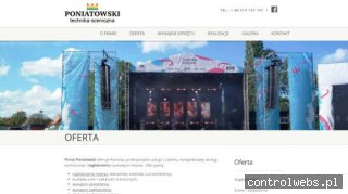 Nagłośnienie imprez - Poniatowski