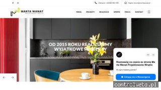 MARTA WANAT Projektowanie kuchni Kraków