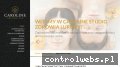 Screenshot strony carolinestudio.pl