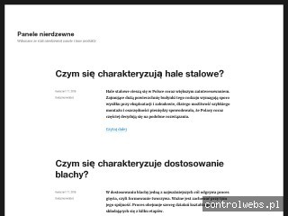 Panele nierdzewne i stalowe